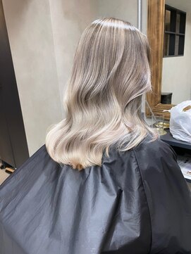 サニー 渋谷(SUNNY) バレイヤージュ、ハイライト、グレージュ、ショコラアッシュ