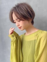 アグ ヘアー マナ 江南店(Agu hair mana) 《Agu hair》透明感カラー×大人エアリーショート