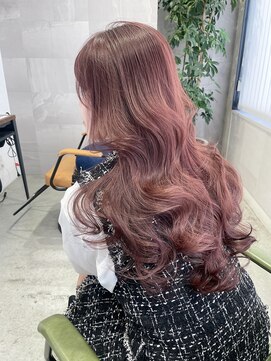 ソル 栄矢場町(SOL) ピンクブラウン/ピンクカラー/ブリーチなしピンク/暖色系カラー