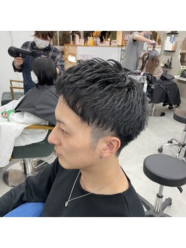 ラル(Lull) 【メンズ×くせ毛カット】爽やかツーブロック