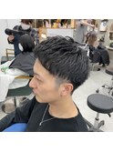 【メンズ×くせ毛カット】爽やかツーブロック