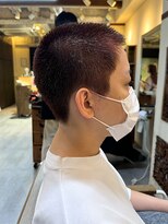 ヘアリゾート粋 ウナム 新宿東口店(enam)&nbsp;ニュアンスカラーモテ髪ボウズ