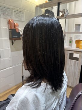 チアー ヘアリラクゼーション(cheer HAIRRELAXATION) 黒髪ミディアムヘア