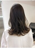 グレーベージュグレージュカラーレイヤーロング_ba393241