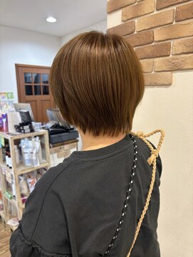 ヘアサロン エマ(HAIR SALON emma) 大人のマッシュショート/明るめだからこそ艶は大事です