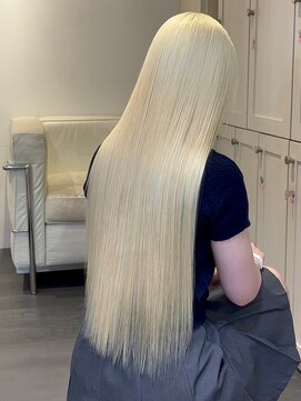 ベレーザ 渋谷(BELEZA) 9716ニュアンスカラーホワイトアッシュハイトーンカラー韓国ヘア