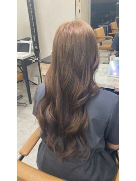 アジールヘア 東上野店(agir hair) 大人可愛いブリーチなしミルクティーベージュ【上野】