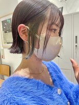 ジーナ 船橋(Zina)&nbsp;髪質改善＊マチルダボブアッシュカラー＊美髪【Zina船橋】