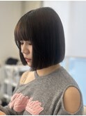 新生活オススメ！切りっぱなしボブ