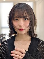 アンバー 池袋(amber)&nbsp;外ハネフェイスレイヤーミディアム