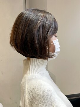 ソト 銀座(soto.) ハイライトカラー/くびれヘア/レイヤーパーマ/ミニボブ[銀座]