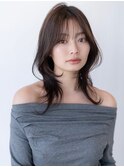 20代30代ミディアム顔周りレイヤーカット髪質改善トリートメント