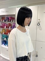 オーシャン(Ocean) 【OceanHair&Life田中愛梨】切りっぱなしボブ/黒髪ボブ