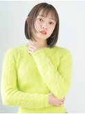 透明感ボブB2/池袋美容室/髪質改善カラー/白髪ぼかし/縮毛矯正