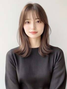 ブロウ ネックス ザ サロン 表参道(VLOW nex the salon) 【vlow 吉田＃8】ナチュラルレイヤーロブ vlow 表参道 韓国