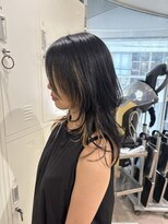 フェイス 石川町 (FACE)&nbsp;レイヤー×ウルフカット×前髪長め×インナーカラー×横浜