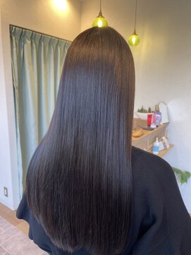 ハクバイジェービー 稲毛(hak by jb) 丸型◎髪質改善カラーで作るアッシュベージュ[稲毛駅/白髪染め]