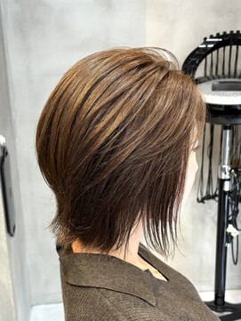 エリマ 調布(elima) 調布レディースレイヤーボブブリーチなしダブルカラー20代