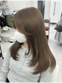 アッシュベージュ &nbsp;&nbsp;ヘーゼルベージュ &nbsp;透明感カラー