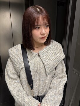 ソル 栄矢場町(SOL) ボブ　ブラウン　チョコレートブラウン