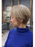 白髪ぼかしショート（白髪染めなし）