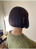 コンパクト前下がりボブ