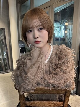 マグノリア(MAGNOLIA) 姫カットミニボブ 外ハネボブ