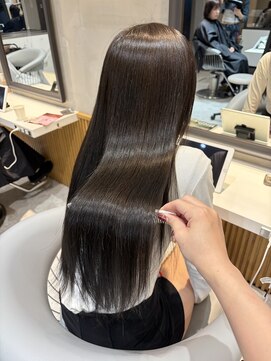 ロンドブルーム 天神大名店(Lond Bloom) ブラウンカラー/ブリーチなしカラー/ヘアアレンジ/福岡天神/20代