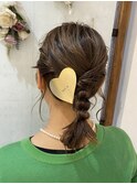 お呼ばれヘア