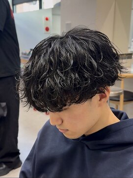 フィフス 渋谷(fifth) 渋谷波巻きツイストスパイラルシャドウルーズパーマツーブロック