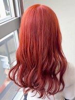 サラジュ 仁川店(SARAJU) 【Wカラー特化】森山担当 ブリーチあり×ビビットオレンジ