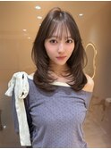 韓国ヘアハッシュカットレイヤーカットブリーチ無し韓国ボブ渋谷