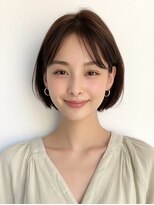 ロディーナ 大口 新子安(rodina) ダークパープル/ナチュラルショート/ミルクブラウン/夏/大口子安