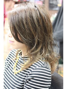 オーバーキャプテンネイキッド(OVER CAPTAIN NAKED) バングレス☆外国人風ナチュラルウェーブ