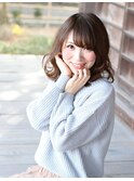 女子力高！ゆるふわ愛されボブミディ【 藤枝/髪質改善/カラー】