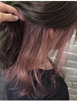 ヘアーデザインサロン スワッグ(Hair design salon SWAG) ピンクインナーカラー