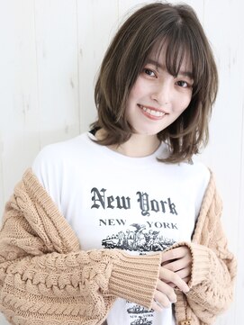 ハレ(HALE) 【HALE銀座】小顔レイヤー×抜け感ミディ