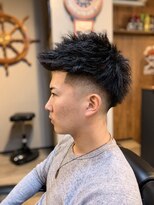 バーバー スタジオ ラフテル(Barber Studio RAFTEL)&nbsp;フェードツイスト2ブロック