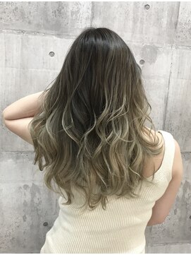 扉(GATE) 外国人風 バレイヤージュmix エアタッチ