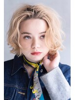 ケイト(kate) 【kate】大宮 シルキーベージュ×センターパートミニホブ