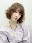 ボブパーマでフレンチカジュアル〈表参道/青山 drop〉