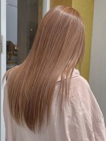 シェル 津山の手店(shel)&nbsp;ハイライトたっぷりベージュ♪20代30代40代大人可愛い髪質改善