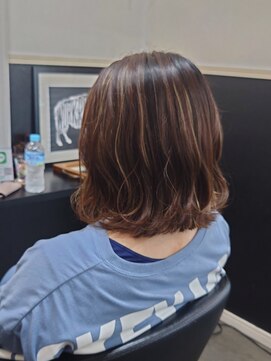 ミアロ 泉中央店(miaro) 切りっぱなしボブ