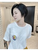 ショートボブ/大人巻き/ぷつっとボブ/ナチュラルモード/銀座駅