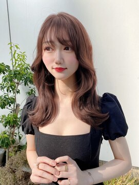 リベルテ 新宿(Liberte) レイヤーカットシースルーバング#くびれヘア#オルチャン