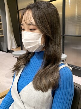 ノラ ギンザ(NORA GINZA) 似合わせおくれ毛顔まわりカット＊グレージュカラー