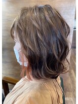 シンクサロン(Think Salon) オレンジイヤリングカラー