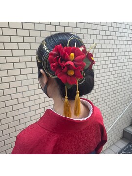 ルッソ チアロ(Lusso chiaro) ☆着物ヘアアレンジ　アップスタイル☆/30代40代50代