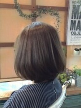 バンブー(bambou)の写真/ダメージレス髪質改善特化サロン☆高濃度水素カラーで毛質補修をしながらツヤのある色味を実現します！