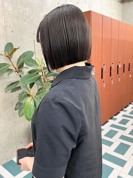 ノエ(noe) ミニボブ×ダークグレージュ